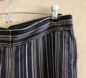 ANN Taylor Blue Fine Stripe Ankle Pants thumbnail 5