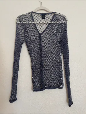 Vintage takeout knit cardigan sweater thumbnail 7
