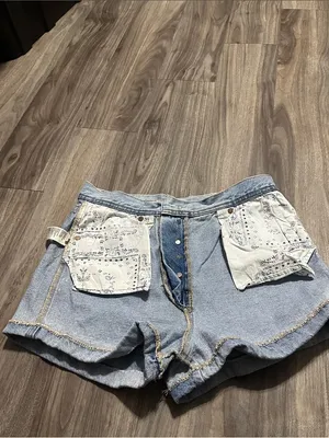 We The Free Light Blue Denim Jean Shorts thumbnail 11