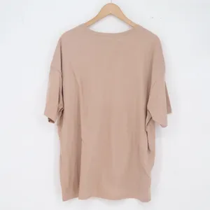 Unbranded T-Shirt Womens XL T01 UKJSS Tan Oversized Short Sleeve Basic Excellent thumbnail 7