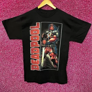 Deadpool Ultimate Timeline Wade Wilson Marvel Comics Tee L thumbnail 1