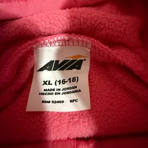 Avia Womens XL Jacket Pink Quilted Fleece Lined Full‎ Zip Hoodie Running Hiking thumbnail 4
