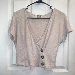 Beige Crop Top Tan Size M thumbnail 5