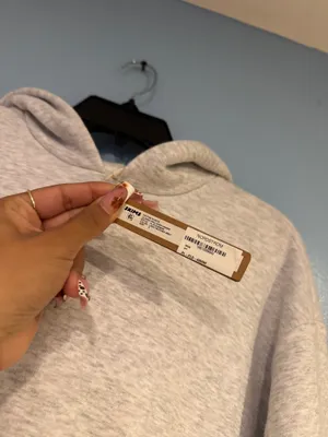 SKIMS Classic Cotton Fleece Hoodie thumbnail 3
