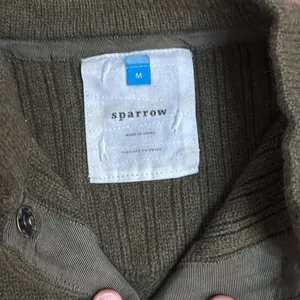 Anthropologie Sparrow buckle front classic sweater. thumbnail 2