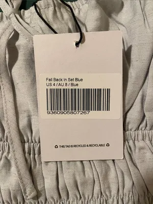 NWT Princess Polly “Fall Back In” Tank Top Shirt (Blue) thumbnail 8