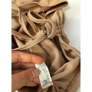 Brown crop top size Xlarge Tan thumbnail 5