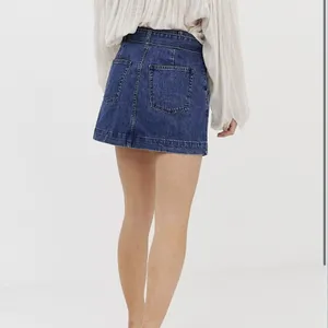 Free People Jade Belted Denim Skirt thumbnail 2