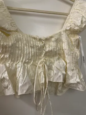 For Love & Lemons Cream Opal Lace Blouse thumbnail 10