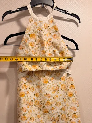 Anthropologie Significant Other Halter Mini Dress Rosalie Floral Print Size 4 thumbnail 13