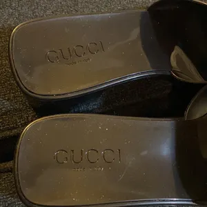 Gucci Rubber Logo Sandal Slipper size 38 thumbnail 3