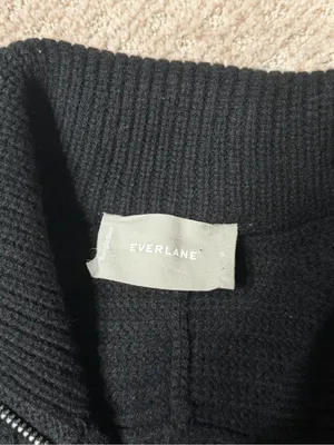 EVERLANE THE HALF-ZIP SWEATER IN WOOL SIZE SMALL thumbnail 5
