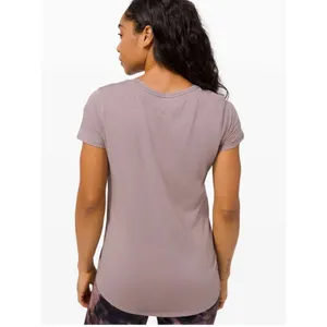 Lululemon Love Crew III Violet Verbena Purple Mauve Short Sleeve T-Shirt Pima thumbnail 3