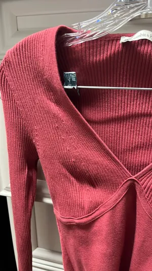 Abercrombie Pink Bodysuit Long Sleeve thumbnail 2