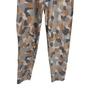 OFFLINE by Aerie Real Me‎ Crossover High Rise 7/8 Leggings Camo Tan Grey Large thumbnail 3