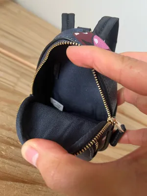 Coach Mini Court Backpack Bag Charm thumbnail 6