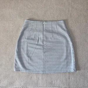 Brandy Melville Light Blue Plaid Check Cara Slit Skirt Preppy OneSize thumbnail 2