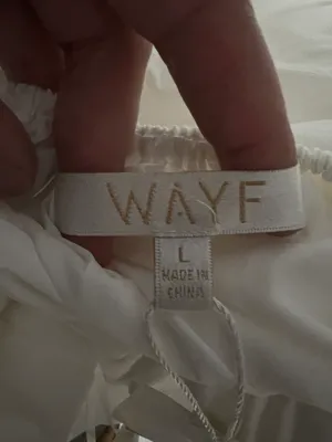 WAYF White Maxi Dress Size Large thumbnail 7