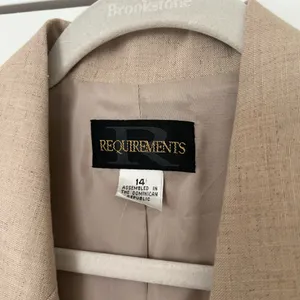 Requirements Vintage Tan Blazer thumbnail 4