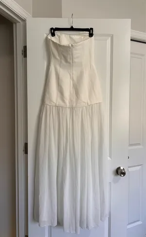 New Showpo Jocelyn Maxi Dress Strapless Fit & Flare Dress Size Small MSRP $149 thumbnail 9