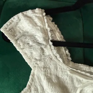 White Urban Outfitters Smocked Women's Crop Top thumbnail 5