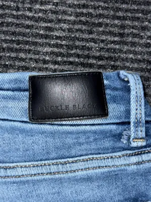 Buckle Black Fit No 35 High Rise Flare Stretch Jeans Sz 26 x 30 SHORT BBW1365S thumbnail 7