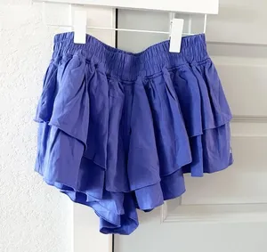 New Free People Prima Ruffle Shorts thumbnail 3