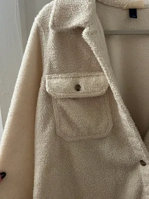 White Sherpa Jacket thumbnail 3