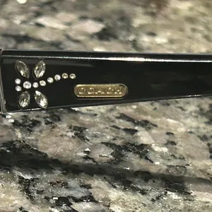 Coach Black Patterned Eyeglasses thumbnail 10