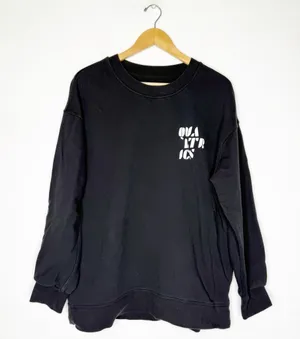 Lululemon x Qualtrics Black Crewneck Sweatshirt Women’s Medium thumbnail 1