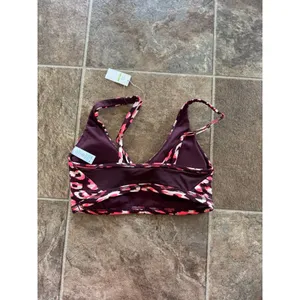 Offline By Aerie Goals Plunge Sports Bra Maplewood Size Small thumbnail 4