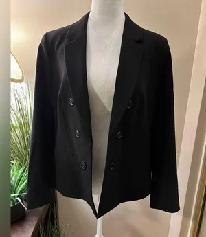 Bar III Black Open Front Blazer Size L thumbnail 1