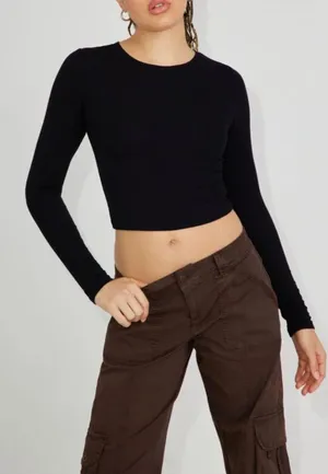 Garage Kimmy Long Sleeve Crewneck Top thumbnail 1
