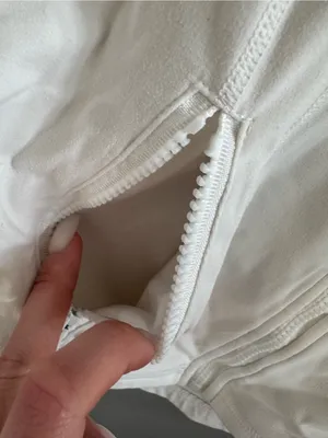 Lululemon White Full Zip Define Jacket thumbnail 3