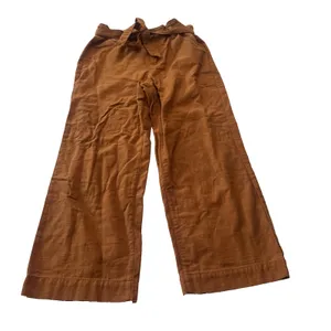JCrew Paperbag High Rise Wide Leg Crop Twill Pants Terracotta Women’s size 6 thumbnail 1