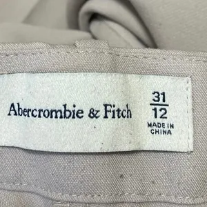 Abercrombie & Fitch Cream White High Rise Flared Bootcut Trousers Dress Pants 31 thumbnail 4