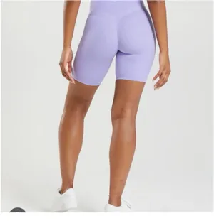 Gymshark x Whitney Simmons lilac purple Biker Shorts thumbnail 3