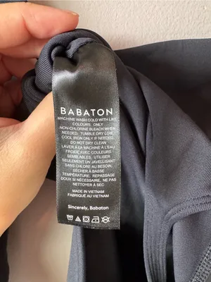 Babaton Aritzia Black Square Neckline Nylon Thong Bodysuit Size Small thumbnail 8