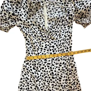 Reformation Dalmatian Printed Slit Midi Dress Size 0 Feminine Chic Lightweight thumbnail 13