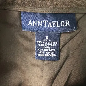 Ann Taylor High-Rise Vintage Brown Dress Pants Size 6 Workwear Career Office thumbnail 2