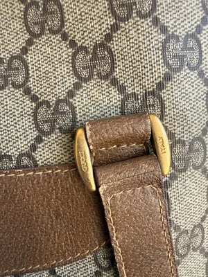 Gucci GG Tote Bag Canvas Leather thumbnail 14