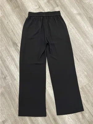 Black high rise Trousers pants. thumbnail 2