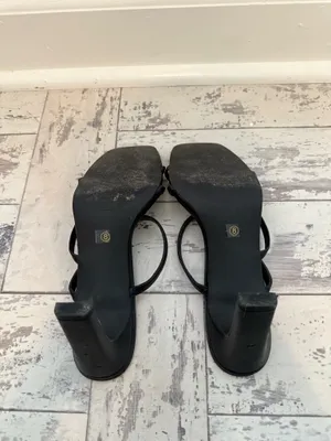 Shein Strappy Heels Black thumbnail 7