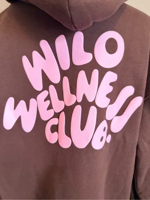 Wilo The Label Brown Hoodie & Ribbed Leggings Medium Relaxed Fit Lounge Set NWT thumbnail 3
