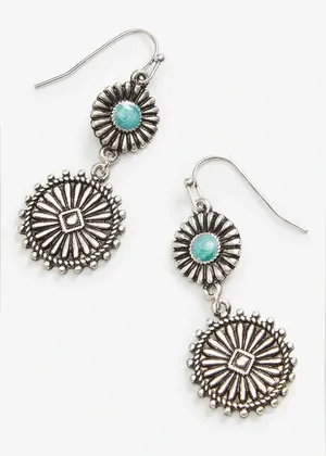 NWT Maurice’s Turquoise Drop Earrings thumbnail 1