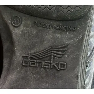 Dansko Pro LT Clogs Women's Size 10.5 US, 41 EU Blue Silver Black Patent Leather thumbnail 8