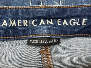 American Eagle Next Level Stretch Distressed Hi-Rise Jegging Jeans Size 2 Long thumbnail 5