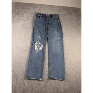 Abercrombie & Fitch Women's Jeans 28/6r The Dad High Rise Button Fly Distressed thumbnail 8