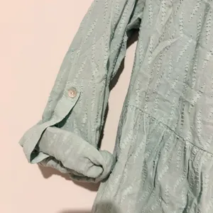 Anthropologie Dolan Left coast Monty Baby Doll Peasant Top Light Blue large‎ thumbnail 4