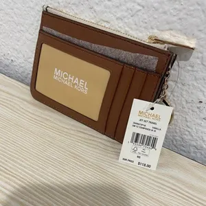 Michael Kors Vanilla Key Chain Wallet thumbnail 4